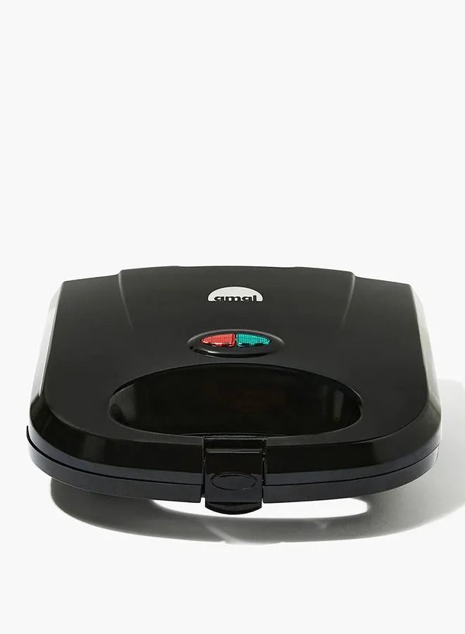 Amal Sandwich Maker And Grill Heater  750 W For 4 Slice Grill- Black 750 W HY-902 Black