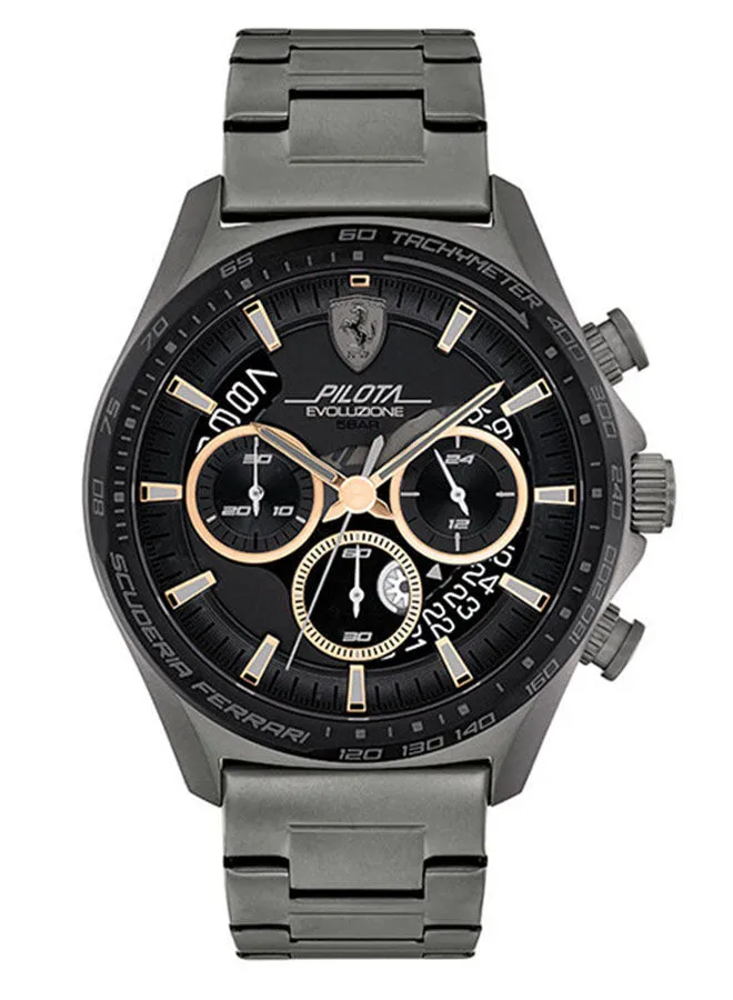 Scuderia Ferrari Men's Pilota Evo Black Dial Watch 0830824