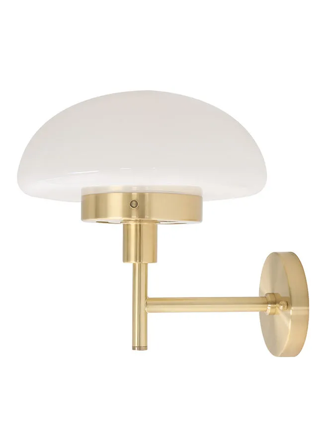 ebb & flow Elegant Style Wall Light Unique Luxury Quality Material for the Perfect Stylish Home Gold/White Satin Brass/White