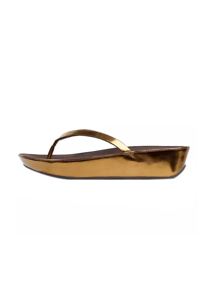 fitflop Linny Toe-Thong Sandals Bronze Mirror