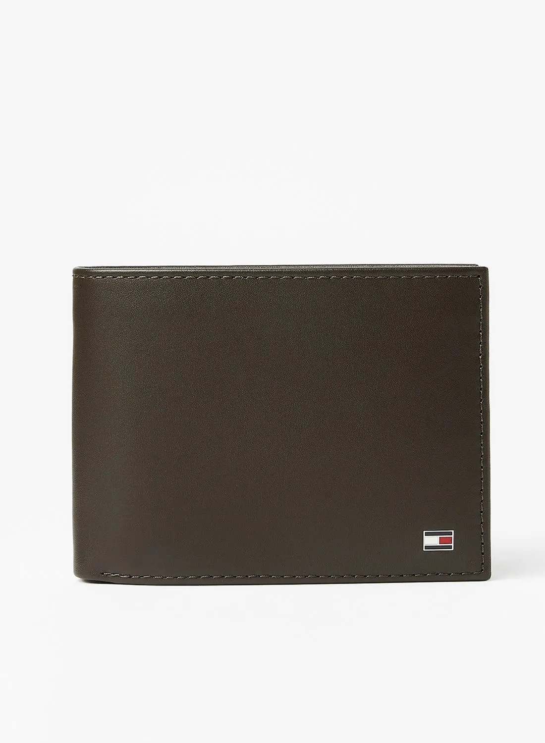 TOMMY HILFIGER Small Metro Leather Wallet Brown