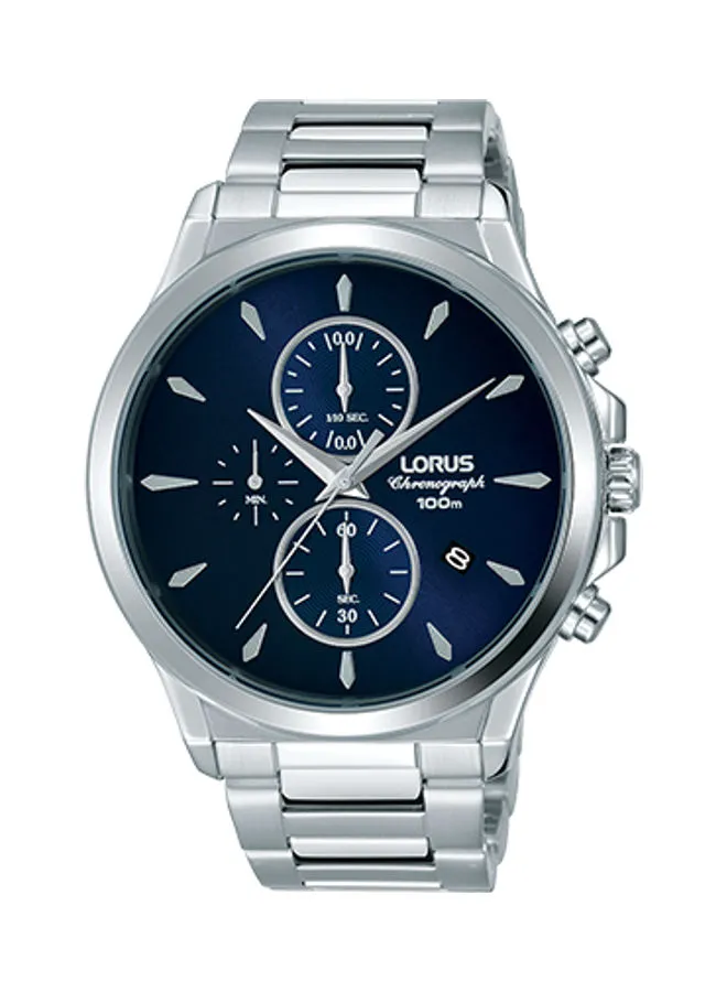 LORUS ساعة يد كرونوغراف عصرية من الستانلس ستيل طراز RM397EX9.0 للرجال من لورس