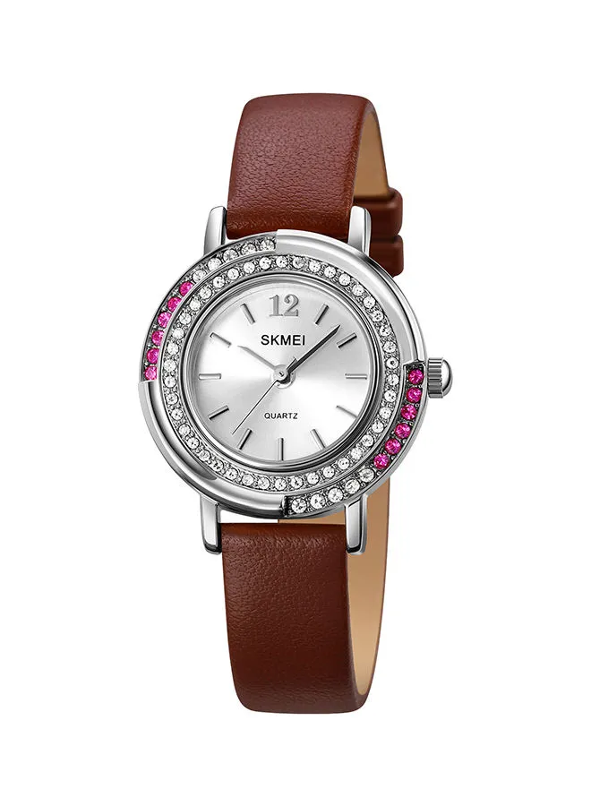 SKMEI Women's Fashion And Elegant Leather Watch Waterproof Clock 1855