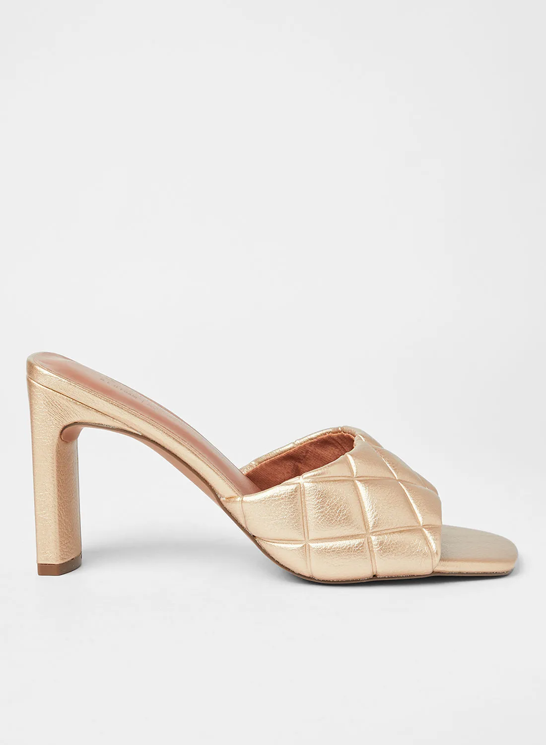 CALL IT SPRING Annalie Quilted Sandals Gold