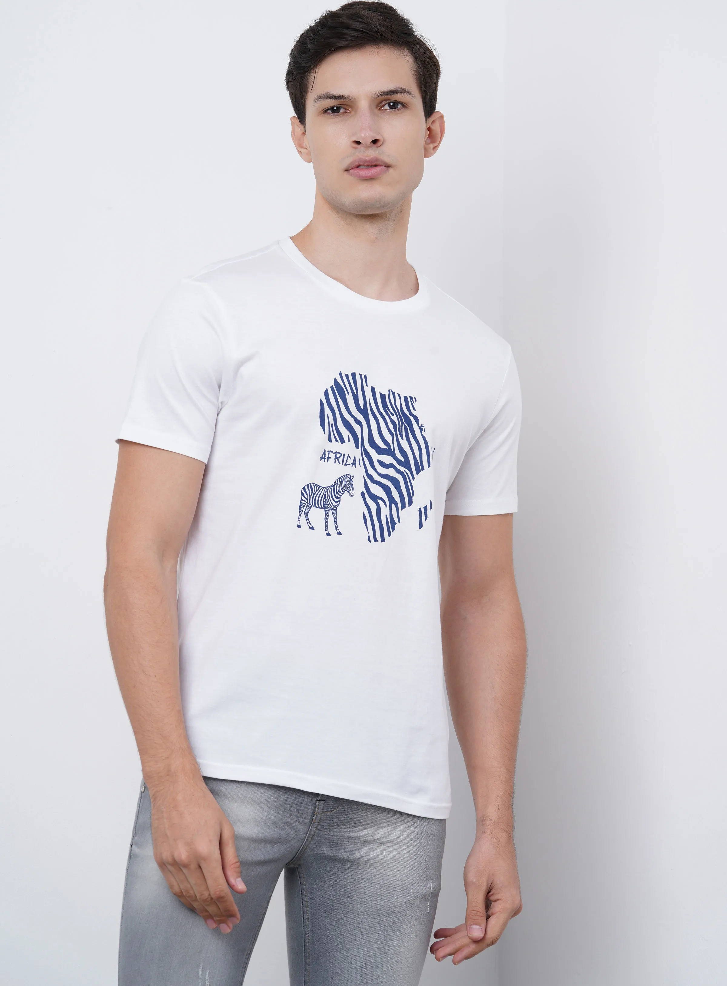 OFFROAD Graphic Printed T-Shirt White