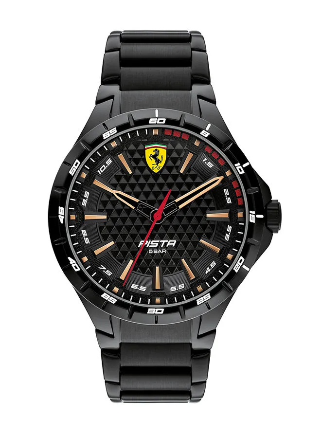 Scuderia Ferrari Men's Pista Black Dial Watch - 0830866