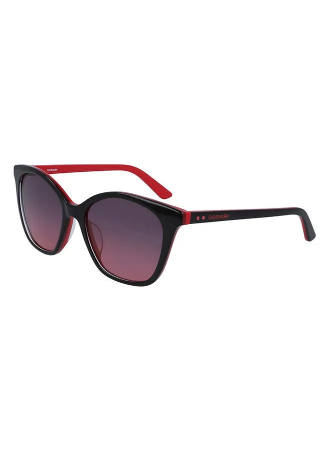 CALVIN KLEIN Women's Full Rimmed Square Frame Sunglasses - Lens Size: 54 mm