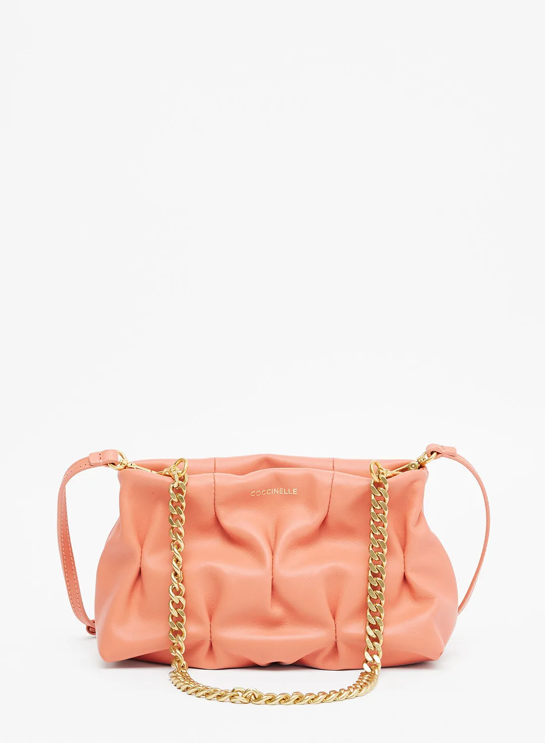 COCCINELLE Ophelie Goodie Chain Detail Shoulder Bag