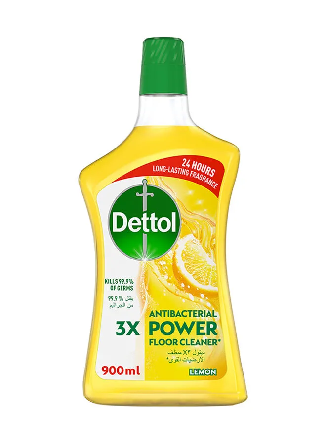 Dettol Lemon Antibacterial Power Floor Cleaner 900ml