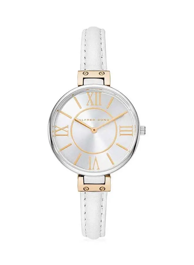 ALFRED SUNG Women's Silhouette Analog Watch AS2004SRL-7A