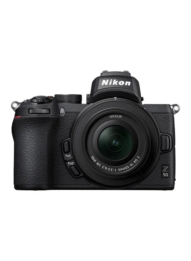 كاميرا نيكون Z50 بدون مرآة مع مجموعة DX 16-50mm