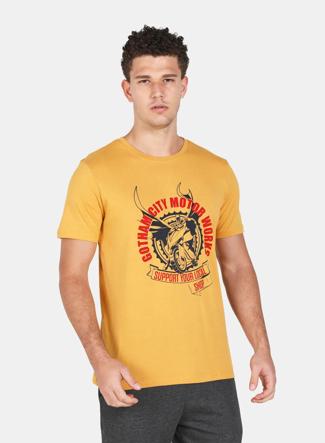 DRIP Stylish Graphic Printed T-Shirt Lemon Yellow