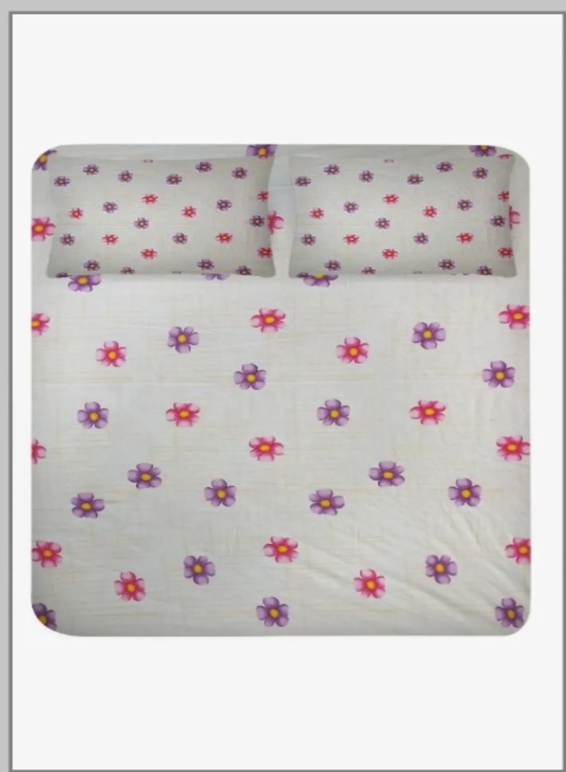 Hometown Light Blanket - 200X200 Cm - Pink/White/Purple 100% Poyester Ultra Plush For Sofa Or Bedroom