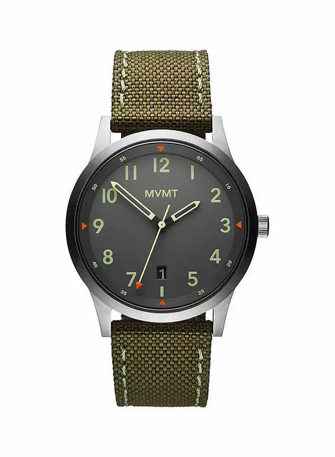 MVMT Men's Field  Grey Dial Watch - 28000014-D