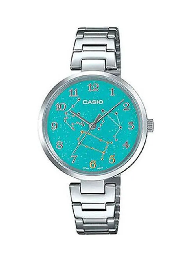 CASIO Women's Wrist Watch Water Resistant Round Stainless Steel Analog Ltp-E07D-3A