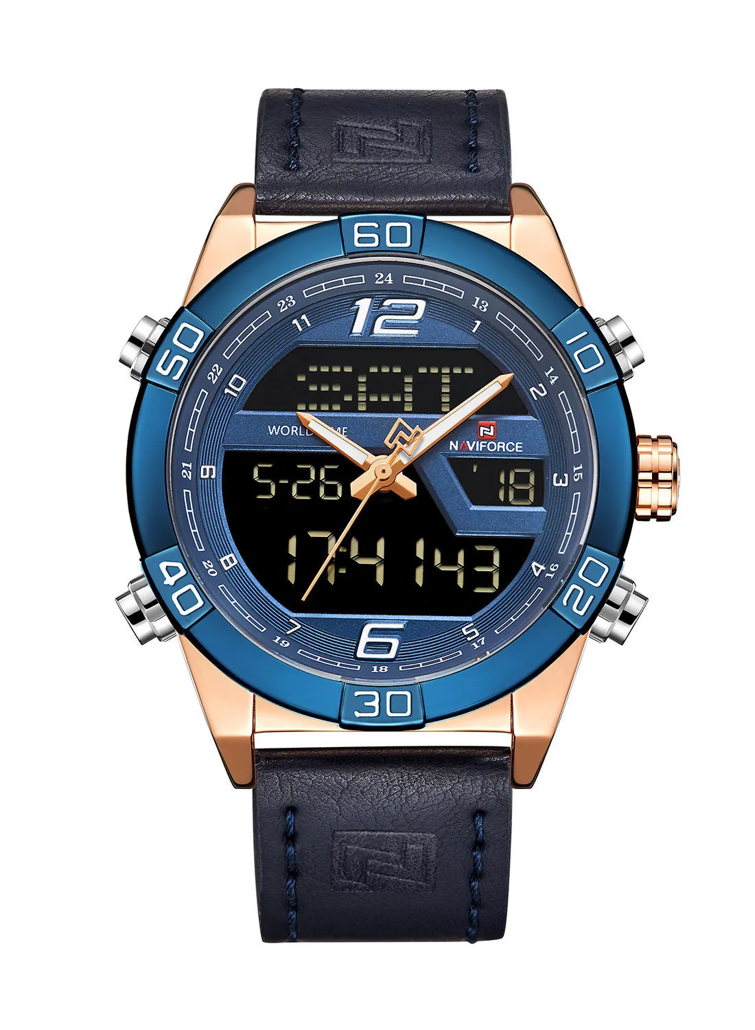 NAVIFORCE Men's Waterproof Quartz Date Clock Watch NF9128
