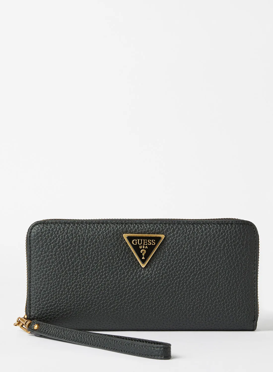 GUESS Downtown Chic Zip Around Wallet Black