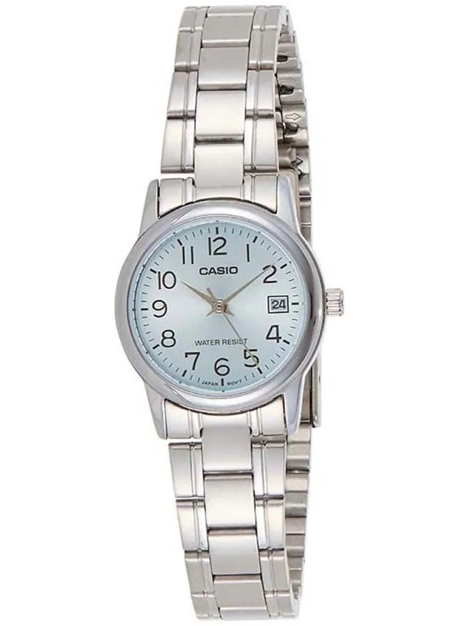 CASIO Women's Stainless Steel Analog Watch LTP-V002D-2BUDF