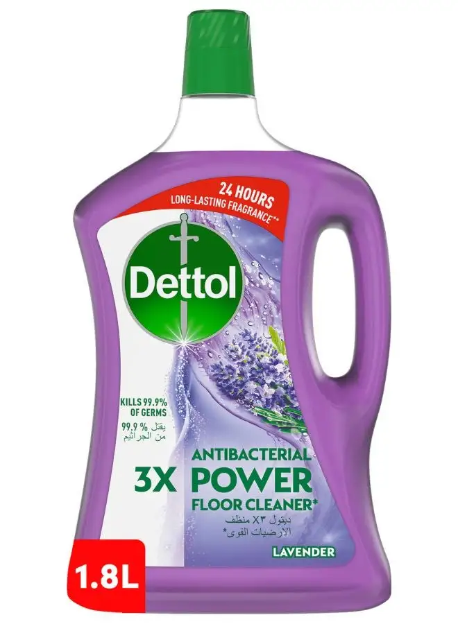 Dettol Lavender Antibacterial Power Floor Cleaner 1.8Liters