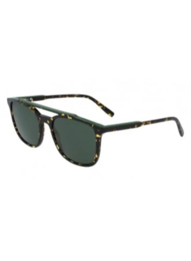 LACOSTE Men's Full-Rim ZYL Modified Rectangle Sunglasses - Lens Size: 55 mm
