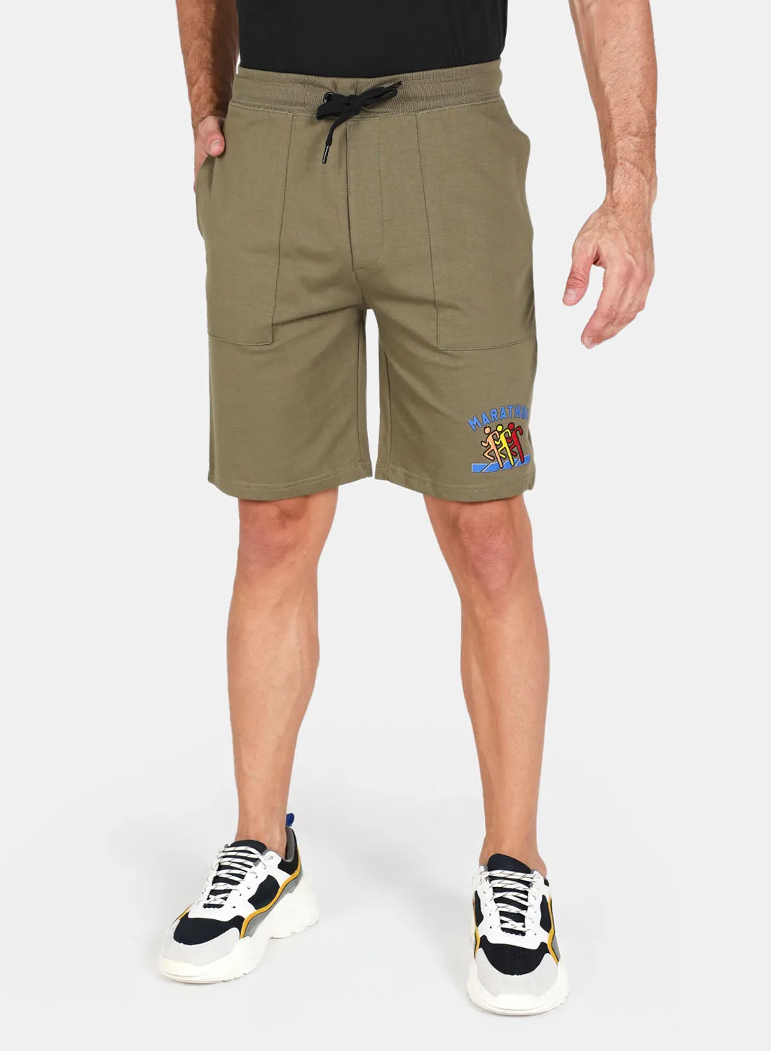 DRIP Knit Shorts With Tipping