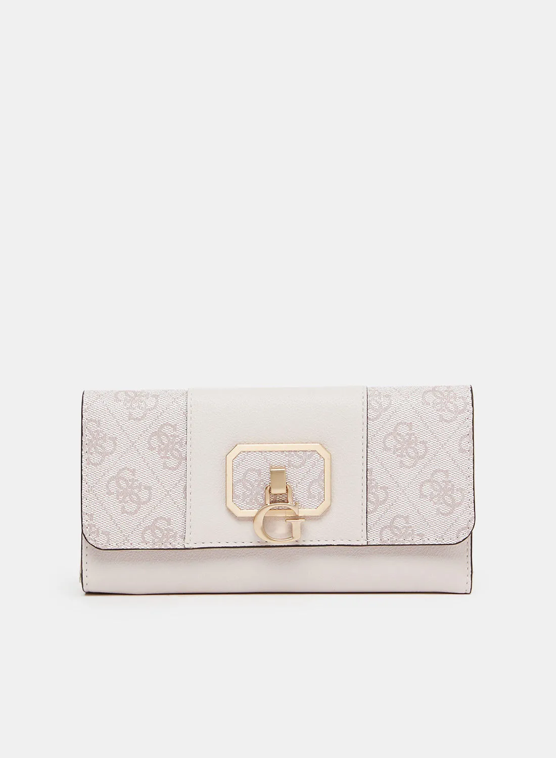 GUESS Noelle Flapover Wallet أرجواني فاتح