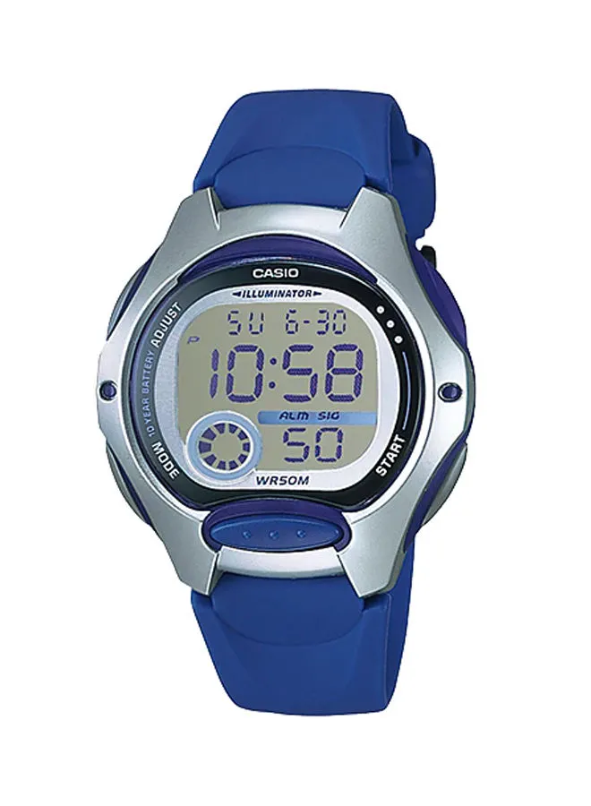 ساعة كاسيو للشباب كوارتز رقمية LW-200-2AVDF - 35 ملم - أزرق