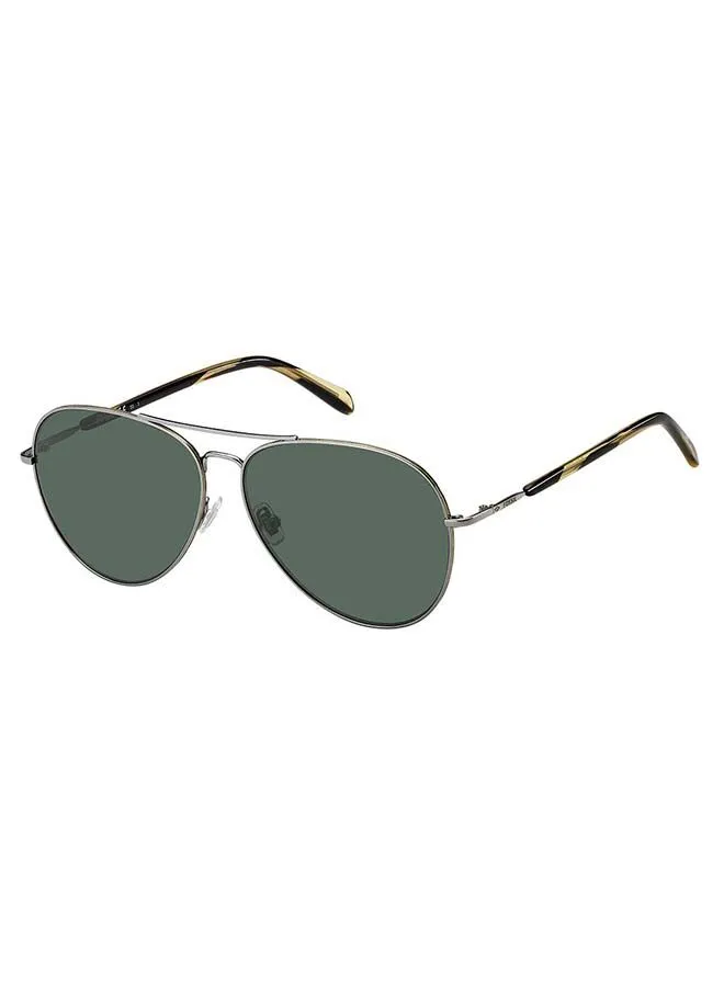 FOSSIL Men's Aviator Frame Sunglasses - Lens Size: 61 mm