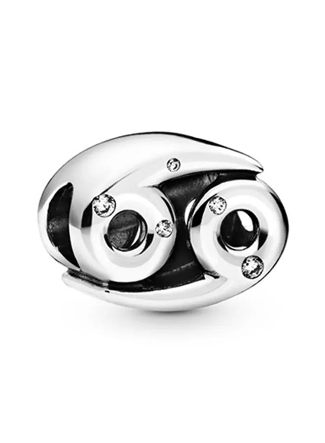 PANDORA Sterling Silver Cubic Zirconia Cancer Charm