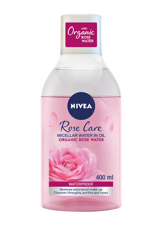 NIVEA Micellar Organic Rose Water Makeup Remover 400ml