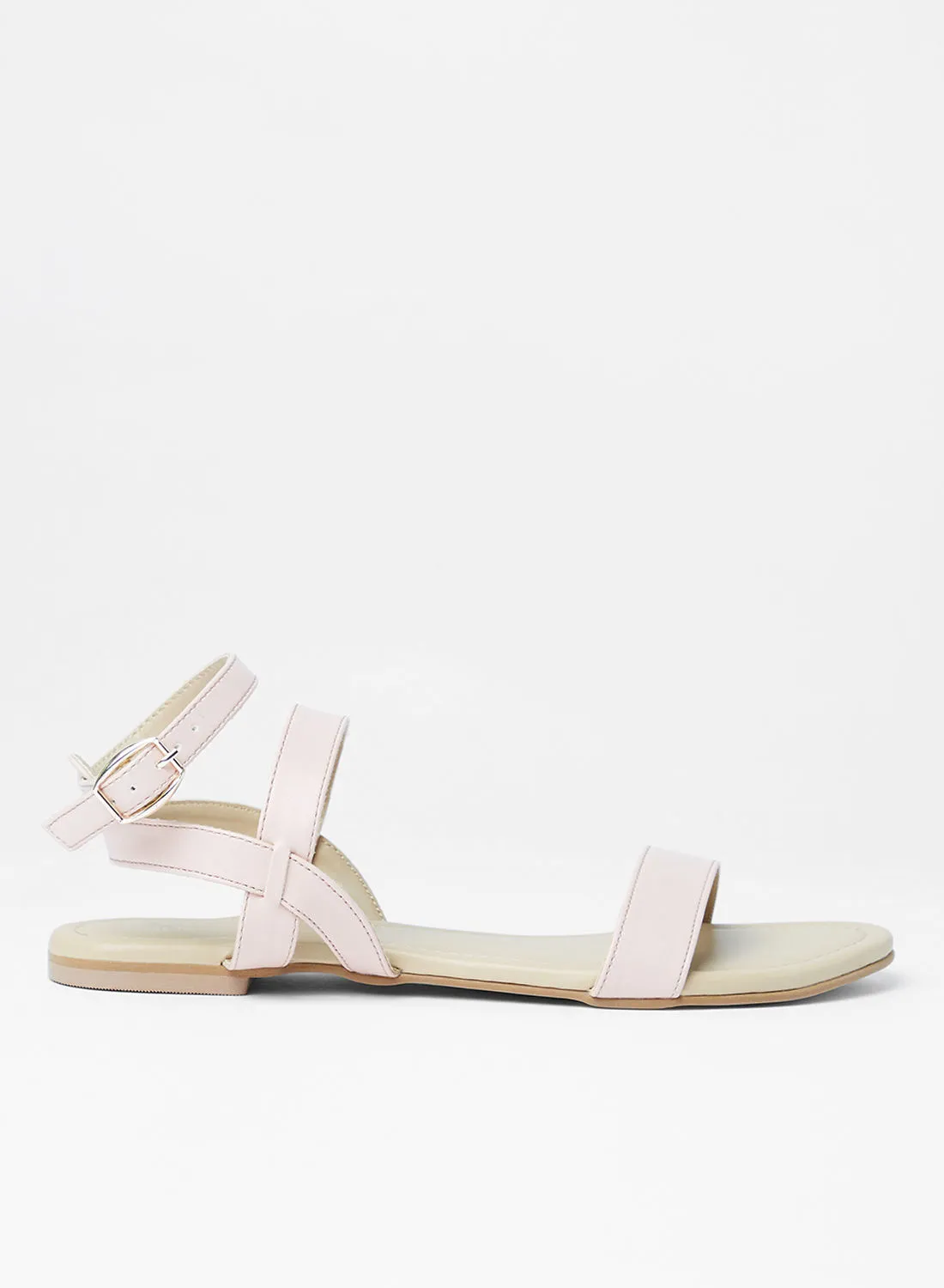 Sivvi x GenM Strappy Flat Sandals Pink