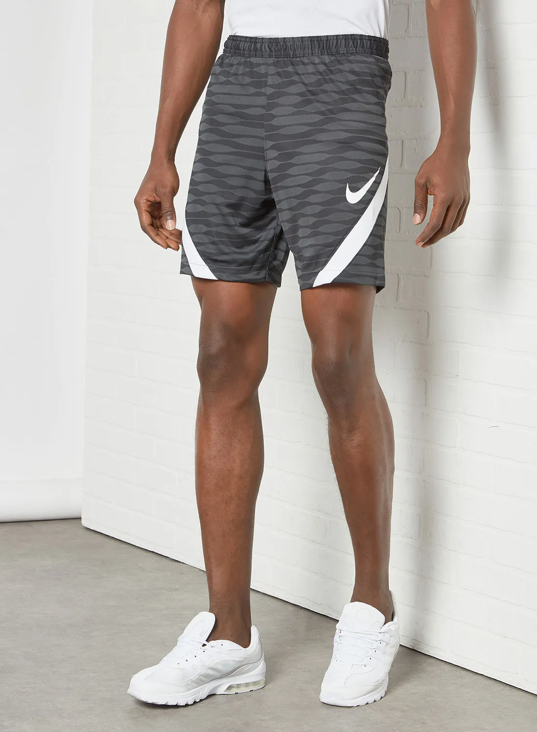 Nike Dri Fit Strike 3D Effect Shorts Black/Anthracite/White/(White)