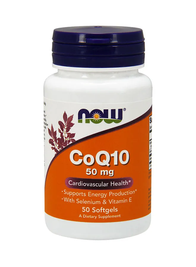 Now Foods CoQ10 50 mg 50 Softgels