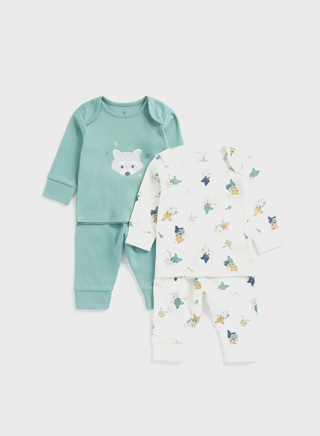 mothercare Infant 2 Pack Assorted Sweatshirt & Sweatpants Set