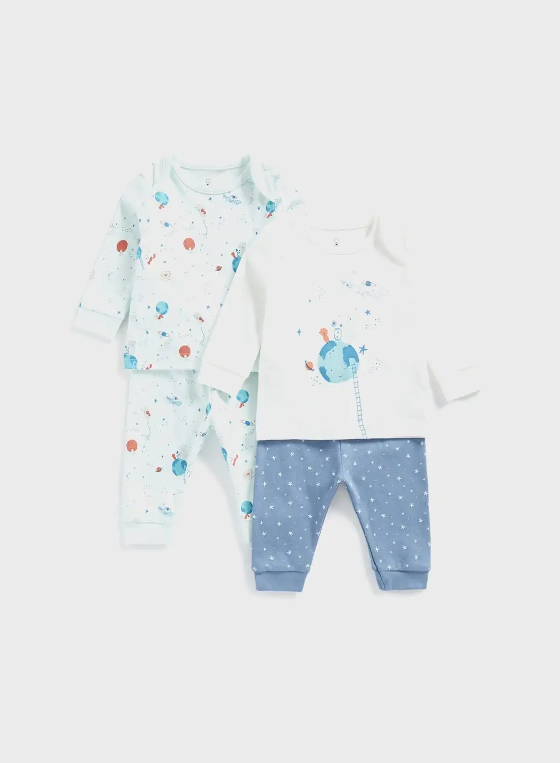 mothercare Infant 2 Pack Assorted Sweatshirt & Sweatpants Set