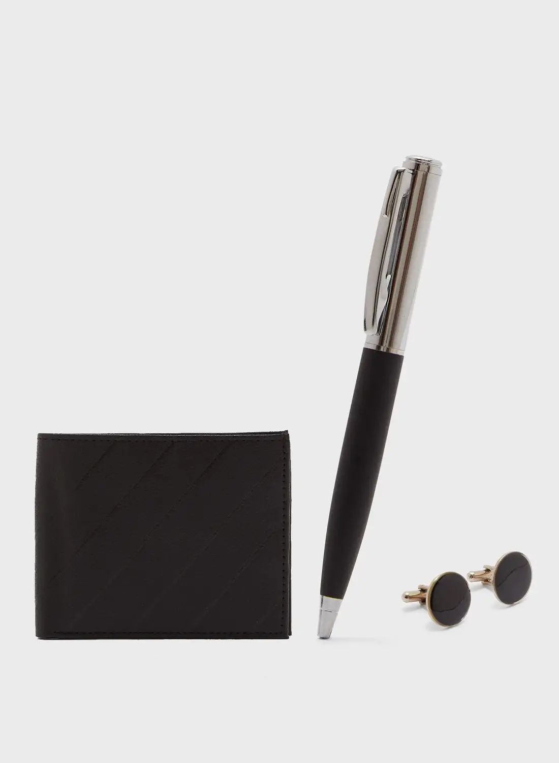 محفظة روبرت وود ، مجموعة هدايا قلم وكفة