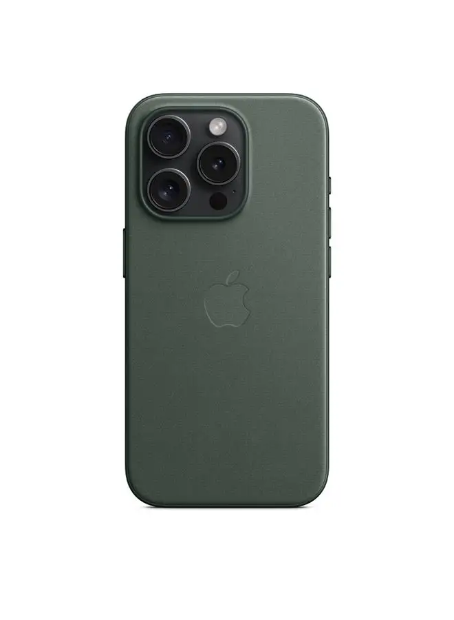 غطاء الحماية المنسوج لهاتف Apple iPhone 15 Pro مع MagSafe - دائم الخضرة
