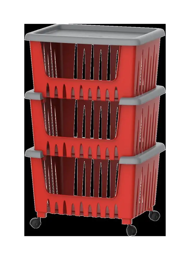 Cosmoplast Mp Storage Rack-3- Red