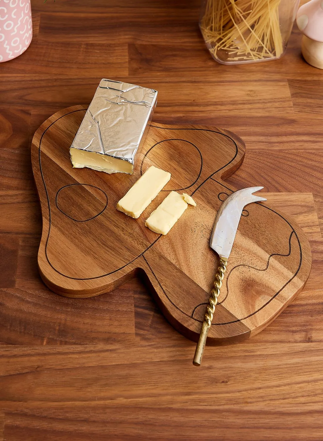 Typo Shaped Cheese Board