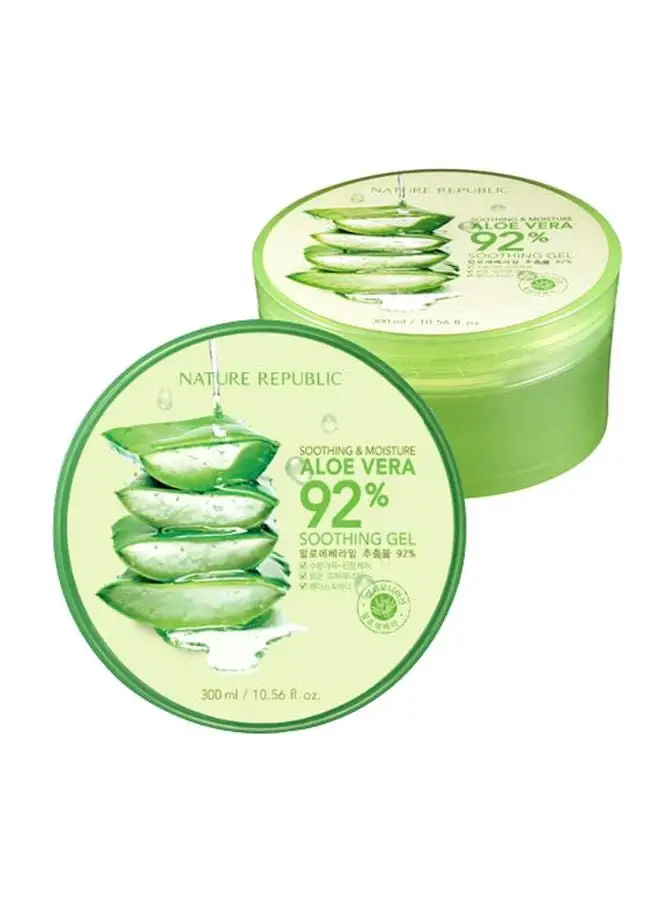 NATURE REPUBLIC Pack Of 2 Soothing And Moisture Aloe Vera 0.92 Gel