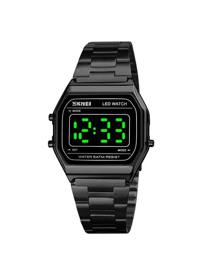 SKMEI Men's 1646 LED digital luxury stainless steel waterproof wrist watch