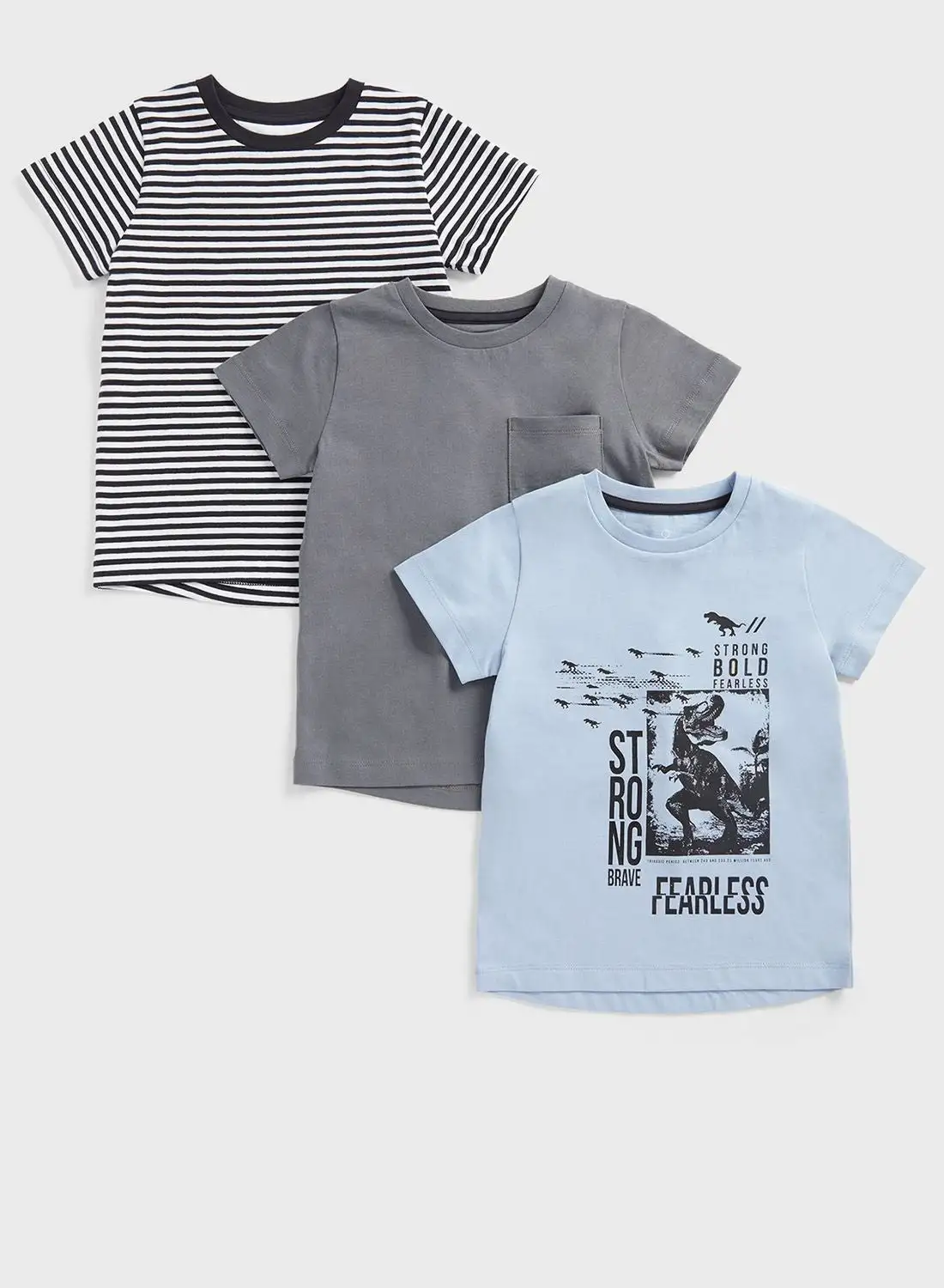 mothercare Kids 3 Pack Assorted T-Shirts