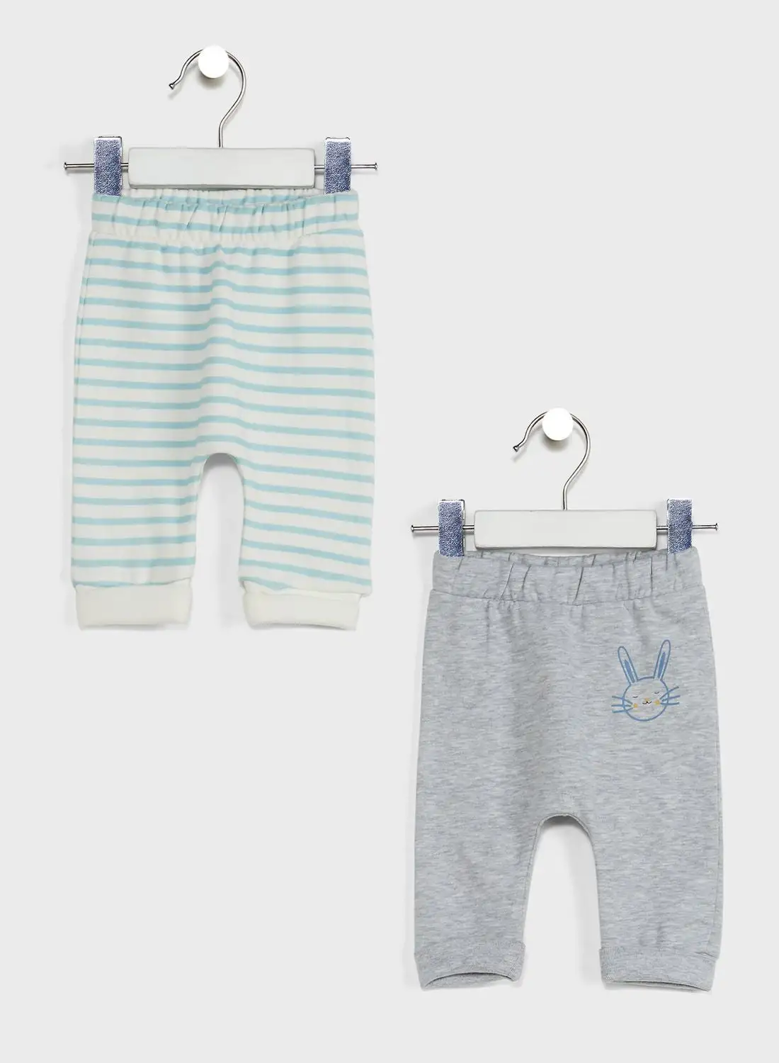 Zippy Infant 2 Pack Striped Sweatpants