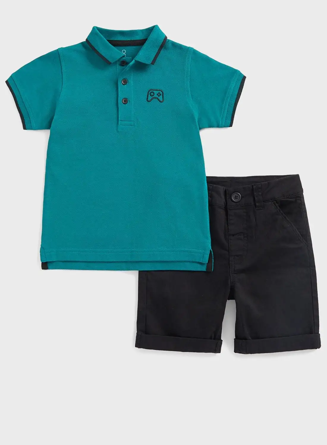 mothercare Kids Essential Polo & Short Set