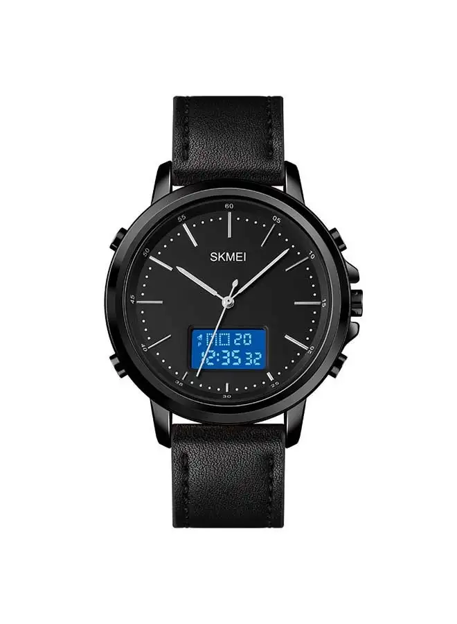 ساعة اليد SKMEI الرجالية 1652 الأكثر مبيعًا والمقاومة للماء في الهواء الطلق - 46 مم - أسود