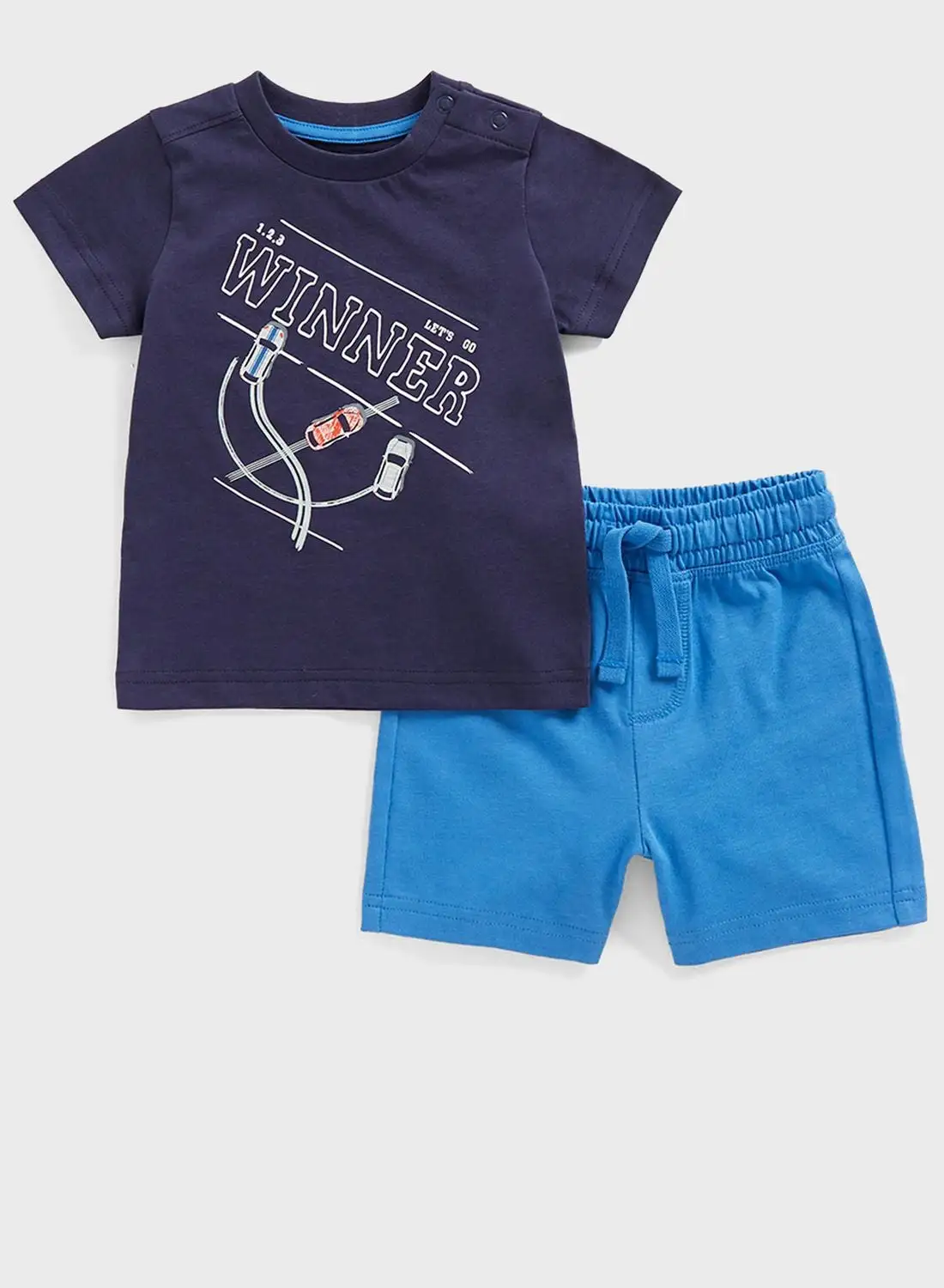 mothercare Infant Graphic Print T-Shirt & Shorts