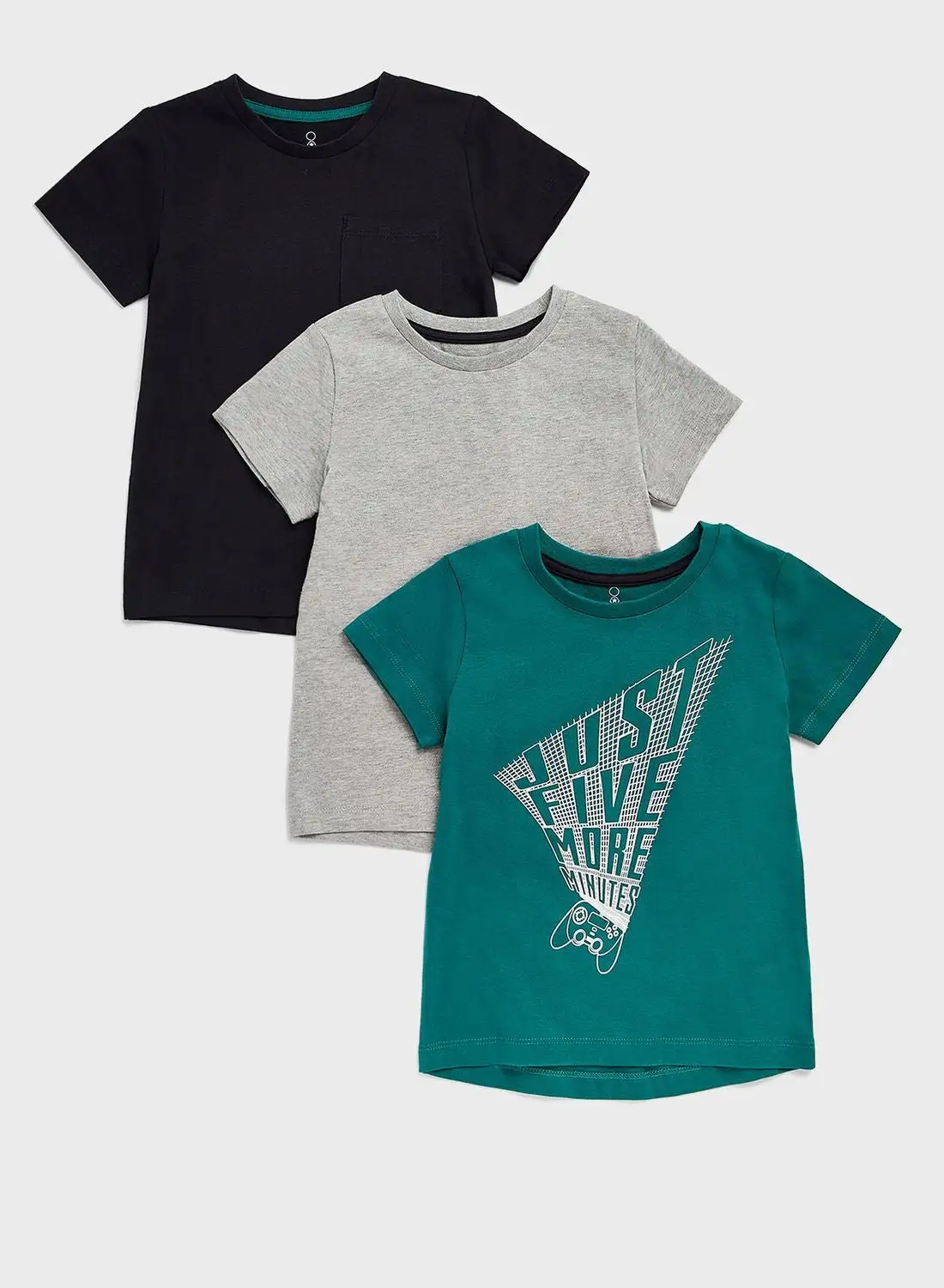 mothercare Kids 3 Pack Assorted T-Shirt