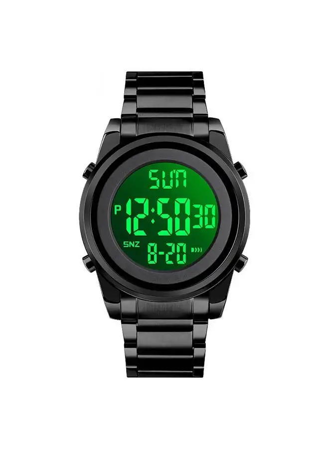 ساعة SKMEI الرجالية 1611 Alloy Fashion Digital Watch - 43 ملم - أسود