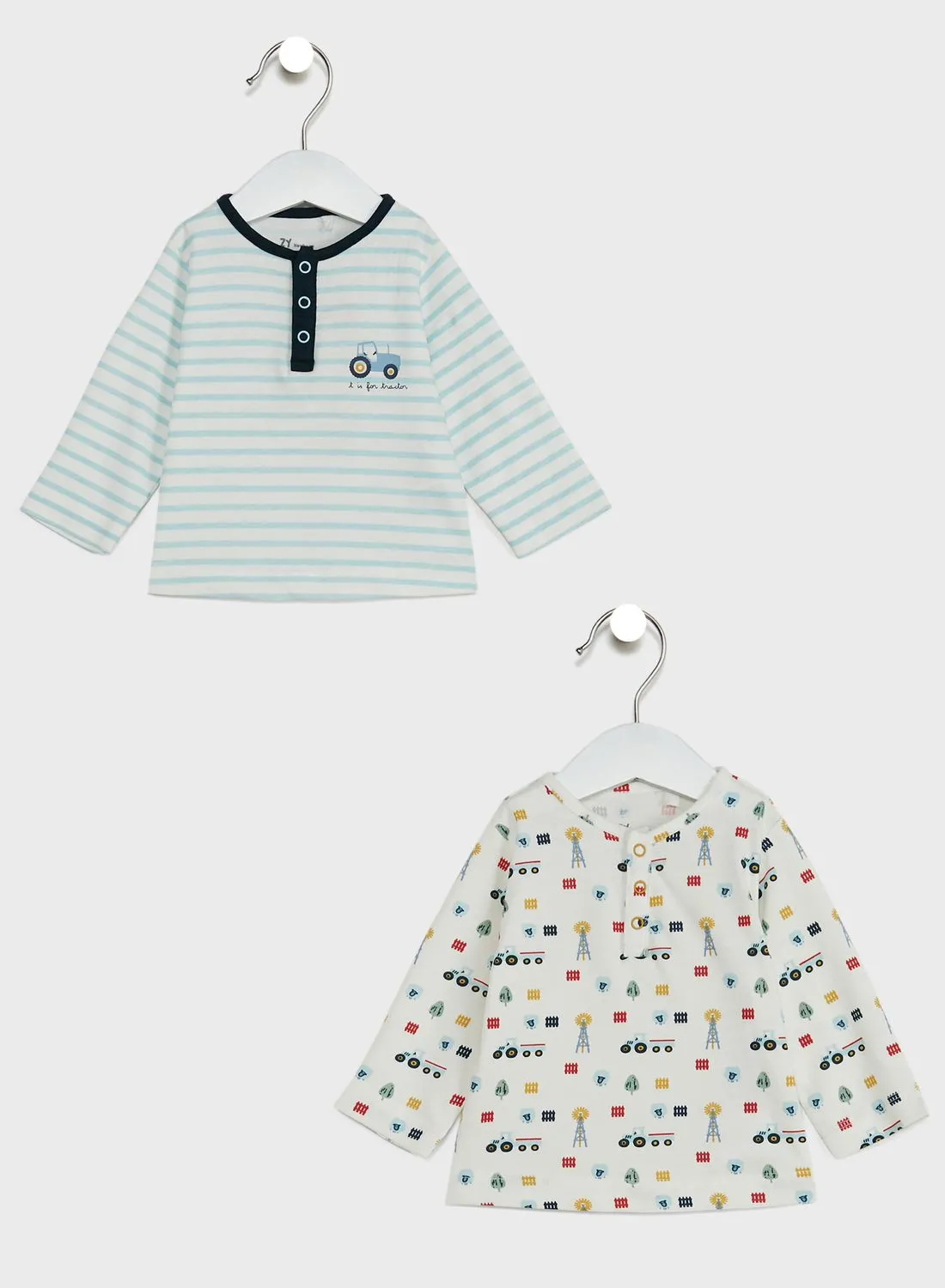 Zippy Infant 2 Pack Striped T-Shirt