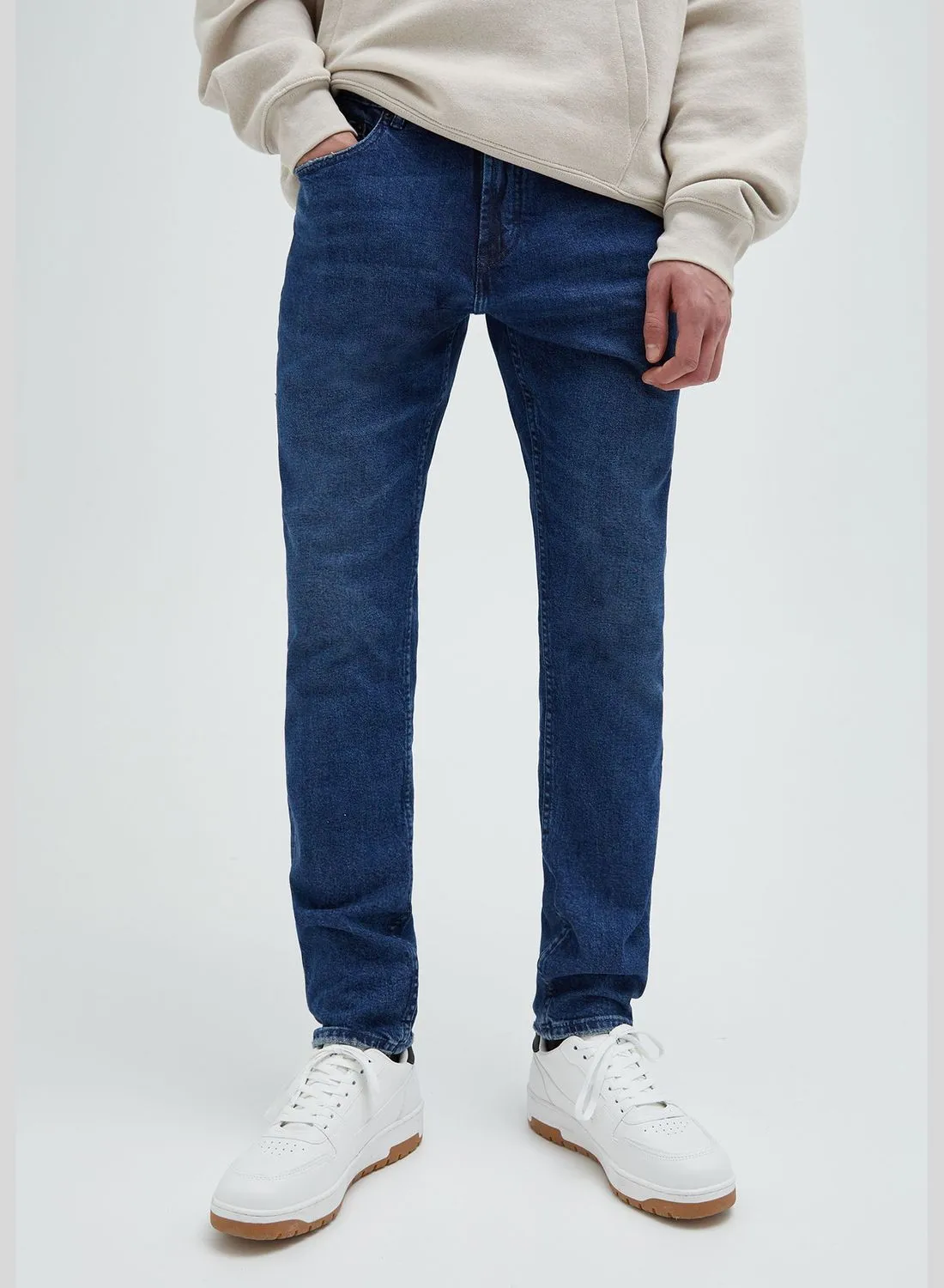 PULL&BEAR Slim comfort fit blue jeans